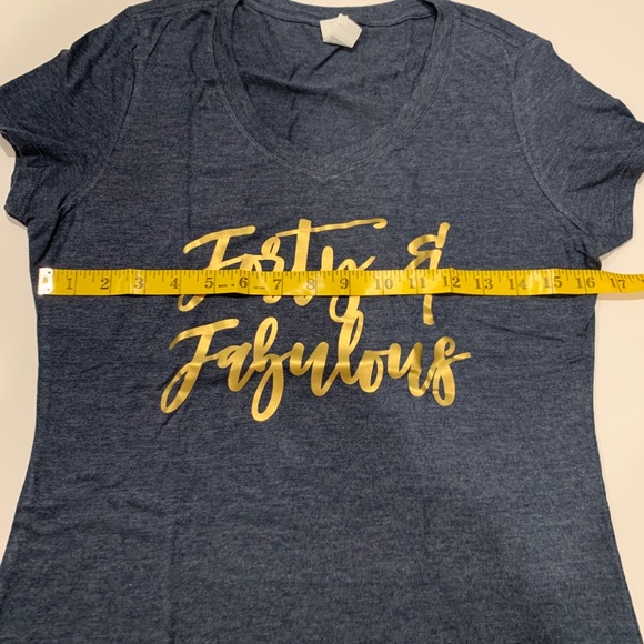 NWOT- Forty and Fabulous Birthday Tee - Picture 7 of 8